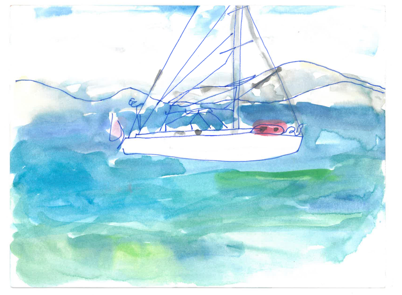 BOAT, FOUR SEASONS BEACH, HYDRA